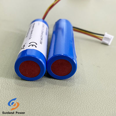 ICR18650 2250mAh 3.7V batterie cylindrique au lithium-ion pour le compteur de couverture de pâturage
