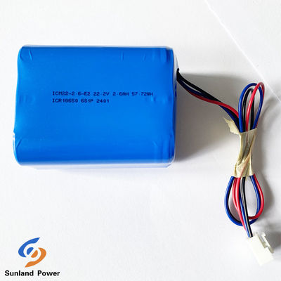 Batterie au lithium haut-parleur ICR18650 6S1P 22.2V 2.6AH